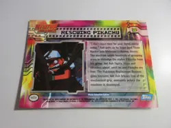 Rescuing Pikachu Mewtwo Strikes Back Topps Pokemon Card LP - Image 2