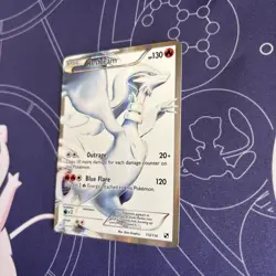 2011 Reshiram 113/114 Full Art Black And White NM Pokemon Card - Image 3