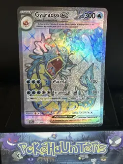 Pokemon Card Gyarados ex 225/198 Scarlet & Violet Ultra Rare Full Art Near Mint - Image 1