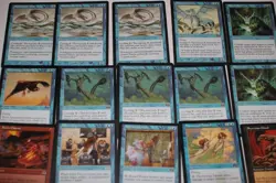 MTG 15x sandbar serpent urza's saga playset red magic card lot MP - Image 1