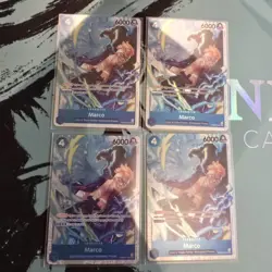 PRB02-008 X4 Marco Sr English Playset One Piece Cards - Image 1