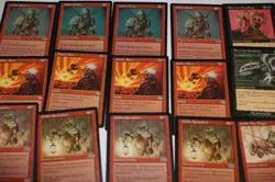 MTG 15x goblins urza's saga playset red magic card lot MP - Image 1