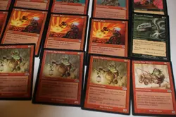 MTG 15x goblins urza's saga playset red magic card lot MP - Image 2