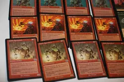 MTG 15x goblins urza's saga playset red magic card lot MP - Image 4