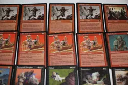 MTG 15x Mercadian masques shock troops urza's playset red magic card lot MP - Image 4
