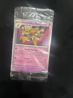 Alakazam Holo Pokemon TCG Card 082/167 Twilight Masquerade Promo, Sealed - Image 3