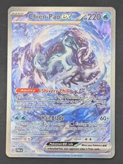 Pokemon Card Chien-Pao EX 261/193 Paldea Evolved - Near Mint - Image 1