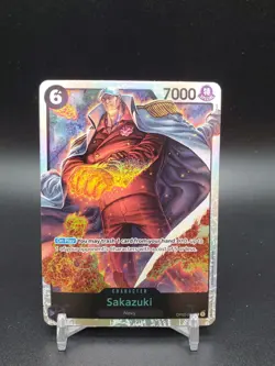 Sakazuki OP02-099 SR English NM One Piece Card - Image 1