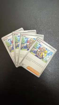 [4x Playset] Arven 166/198 Sv01: Scarlet & Violet Base Set - Pokemon TCG - Image 1