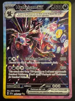 Pokemon TCG Hydreigon EX Surging Sparks 240/191 - Image 1