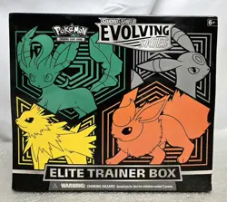 Sword & Shield EVOLVING SKIES Elite Trainer Box Factory Sealed Pokemon TCG 2021 - Image 1