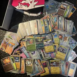 Scarlet Violet Pokemon Bulk Lot of 500 ALL HOLO-REVERSE HOLO BLK/MEG/JTG/SSP/TWM - Image 1
