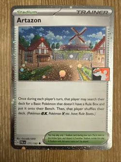 Artazon 171/193 Play! Pokemon Prize Pack Series Cosmos Holo Stamped Promo NM - Image 1