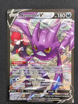 Carte Pokemon Nostenfer V TG20/TG30 EB11 Origine Perdue Epee Et Bouclier FRA - Image 2
