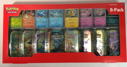 NEW Pokemon TCG Scarlet & Violet Prismatic Evolutions 8 Mini-Tin Bundle Costco - Image 1