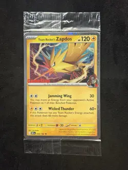 Pokemon TCG Zapdos 070/182 GameStop Destined Rivals Promo Sealed - Image 1