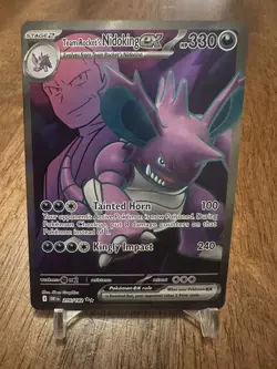 Pokemon - Team Rocket's Nidoking ex 216/182 Ultra Rare - Destined Rivals - Image 1