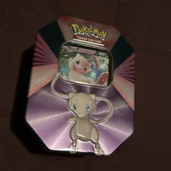 Pokemon TCG Mew Empty Collectors Tin Sun And Moon Vivid Voltage V Forces 2021 - Image 1