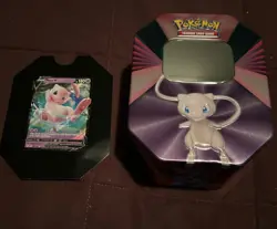 Pokemon TCG Mew Empty Collectors Tin Sun And Moon Vivid Voltage V Forces 2021 - Image 3