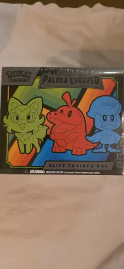 Paldea Evolved Elite Trainer Box ETB Sealed Scarlet Violet Pokemon TCG - Image 1