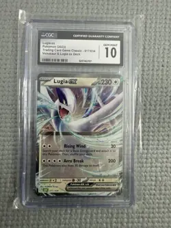 CGC Gem Mint 10 Lugia ex 017/034 Classic Venusaur Deck Holo Pokemon 2023 TCG - Image 1