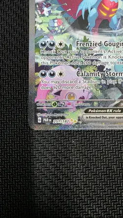 Pokemon TCG Roaring Moon ex 251/182 Paradox Rift Special Illustration - Image 5