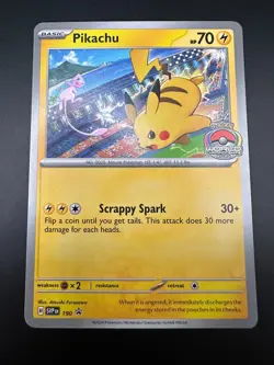 Pikachu Promo 2024 World Championships SVP EN 190 Pokemon Worlds - Image 1