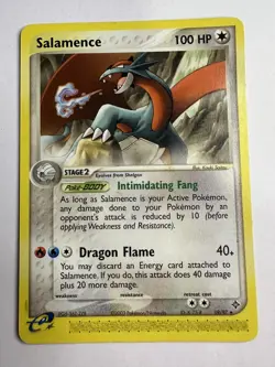 Pokemon TCG Salamence EX Dragon 19/97 Regular Rare 2003 LP/NM - Image 1