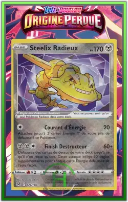 Steelix Radieux - EB11:Origine Perdue - 124/196 - Carte Pokemon Francaise Neuve - Image 1