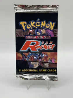 2000 Pokemon Unlimited Team Rocket Multi Art Sealed Booster Pack - Image 1
