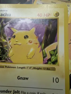 Pikachu 58/102 Base Set Shadowless Red Cheeks - Common - LP - Pokemon Vintage - Image 5