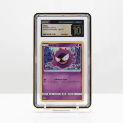 Pokemon Gastly Non-Holo #36/111 Crimson Invasion 2017 - CGC 10 PRISTINE - POP 1 - Image 1