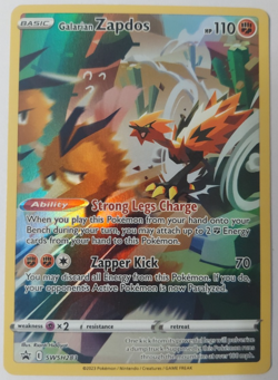 Galarian Zapdos SWSH283 Black Star Promo Pokemon Sword & Shield NM - Image 1