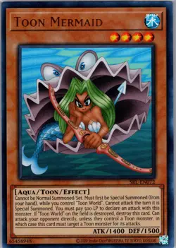 Yugioh Spell Ruler (25th Anniversary Edition) #SRL-EN072 Toon Mermaid NM - Image 1