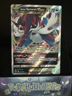 Pokemon Card Hisuian Samurott Vstar 102/189 Ultra Rare Astral Radiance Near Mint - Image 1