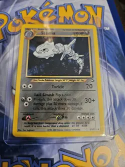 Steelix Pokemon Card 15/111 Neo Genesis Unlimited Edition Holo Rare NM MINT - Image 1