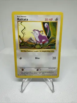 RATTATA - 61/102 - Base Set SHADOWLESS - Pokemon Card - Image 1