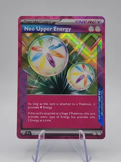 Neo Upper Energy - 162/162 - Pokemon Temporal Forces Ace Spec Rare Card NM - Image 1