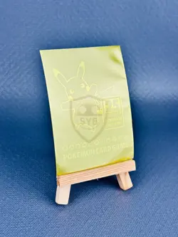 X1 sleeve Pikachu 25th Anniversary Golden Box Pokemon Center Card Game Originale - Image 2