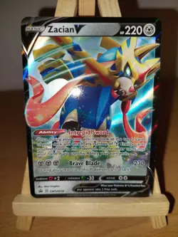 Zacian V SWSH018 & Zamazenta V SWSH019 Promo Cards Sword And Shield Pokemon TCG - Image 3