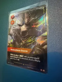 Riftbound Volibear - Relentless Storm Overnumbered Signature Card 300*/298 - Image 5