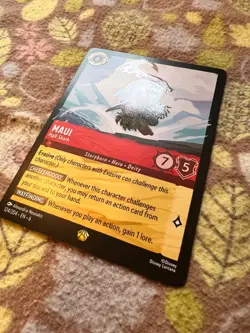 Disney Lorcana Maui Half-Shark Legendary Card 124/204 Azurite Sea Non-Foil - Image 3