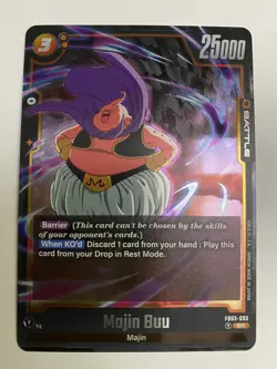 Majin Buu FB03-093 Dragon Ball Card Game Fusion World RAGING ROAR English NM - Image 1