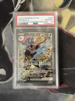 Greninja ex 132 Sv: Scarlet & Violet Promo Cards Holo PSA 10 - Image 1
