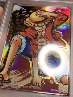 2013 One Piece AR Carddass F Part 4 Luffy [F04-01] SR Monkey D Luffy PSA 10 - Image 3