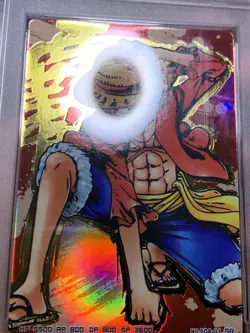 2013 One Piece AR Carddass F Part 4 Luffy [F04-01] SR Monkey D Luffy PSA 10 - Image 4