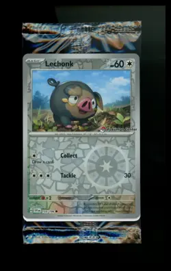 Lechonk 155/198 Scarlet Violet Pokemon Center SEALED Promo Pokemon Card TCG - Image 1