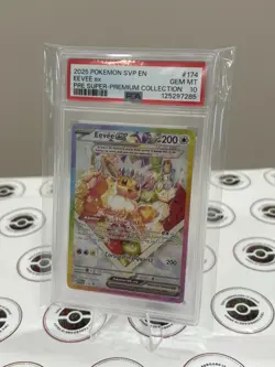 Eevee ex 174 PSA 10 Scarlet & Violet Promo Cards Holo, Prismatic Evolution SPC - Image 1