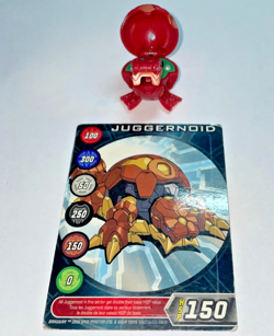 Bakugan Juggernoid B1 Classic Pyrus 400G Battle Brawlers W/Card RARE - Image 1