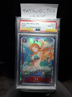 【PSA10】Nami (Parallel) OP01-016 R ROMANCE DAWN - ONE PIECE Card Game Japanese - Image 1